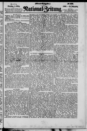 Nationalzeitung vom 09.03.1880