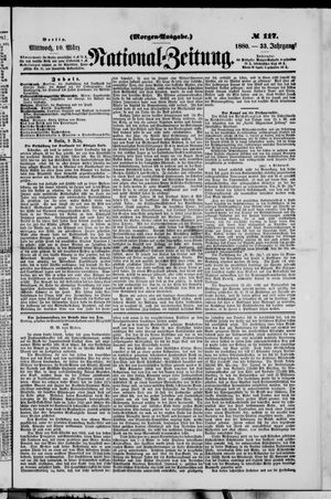 Nationalzeitung vom 10.03.1880