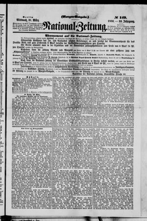 National-Zeitung vom 31.03.1880