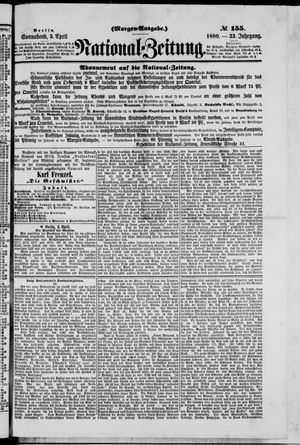 Nationalzeitung vom 03.04.1880