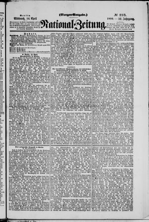 Nationalzeitung vom 14.04.1880