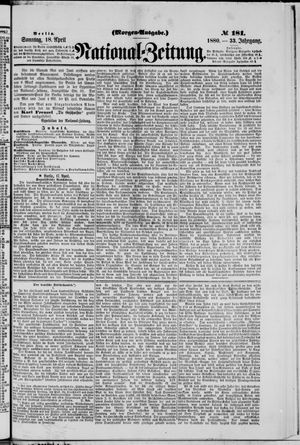 National-Zeitung vom 18.04.1880
