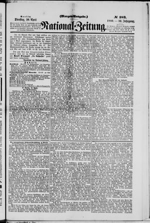 Nationalzeitung on Apr 20, 1880