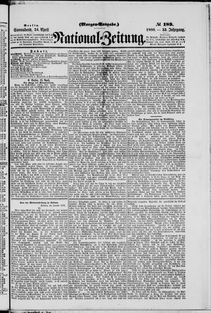 National-Zeitung vom 24.04.1880