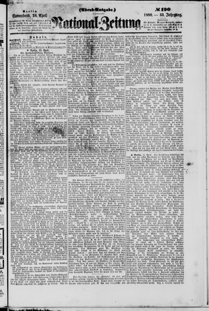 National-Zeitung vom 24.04.1880