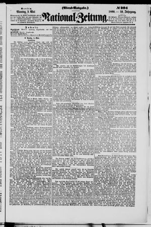 Nationalzeitung vom 03.05.1880