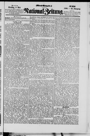 Nationalzeitung vom 11.05.1880