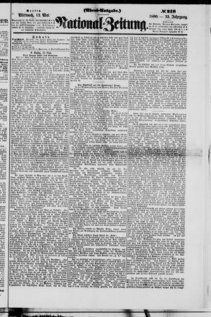 Nationalzeitung vom 12.05.1880
