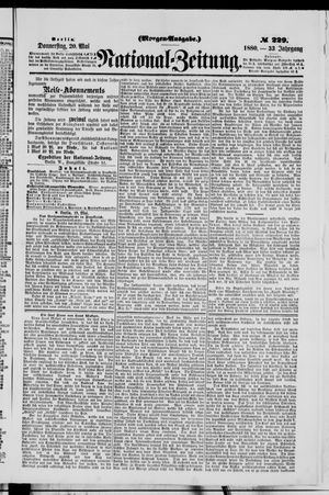 Nationalzeitung vom 20.05.1880