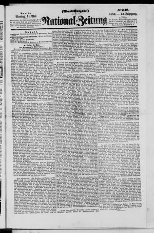 Nationalzeitung vom 31.05.1880