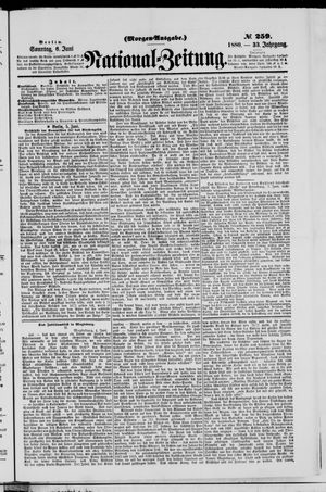 Nationalzeitung on Jun 6, 1880