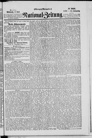Nationalzeitung vom 09.06.1880