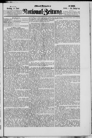 Nationalzeitung vom 11.06.1880