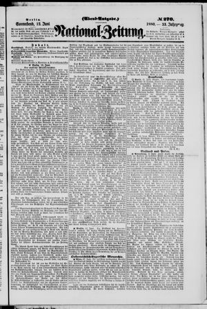 Nationalzeitung vom 12.06.1880