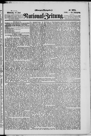National-Zeitung vom 16.06.1880