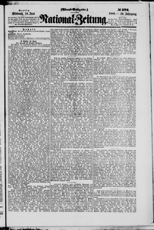 Nationalzeitung vom 16.06.1880