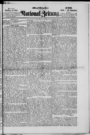Nationalzeitung vom 22.06.1880