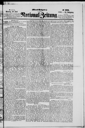 Nationalzeitung vom 28.06.1880