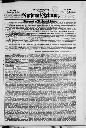 Nationalzeitung vom 01.07.1880