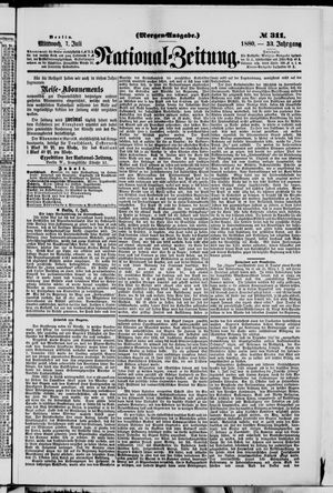 Nationalzeitung vom 07.07.1880