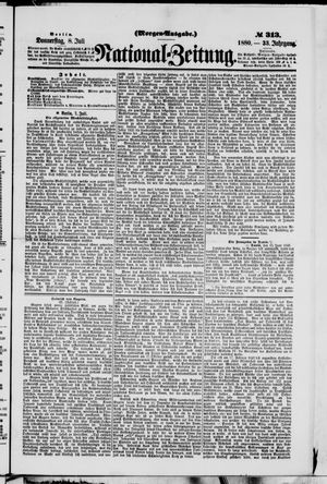 Nationalzeitung vom 08.07.1880