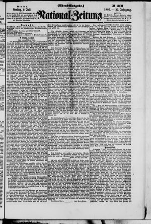 Nationalzeitung vom 09.07.1880