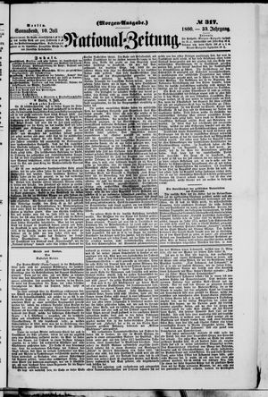 National-Zeitung vom 10.07.1880