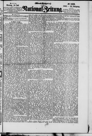 Nationalzeitung vom 12.07.1880