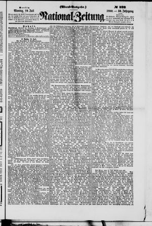 Nationalzeitung vom 19.07.1880
