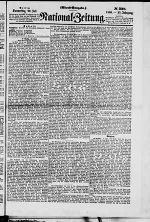 Nationalzeitung vom 22.07.1880