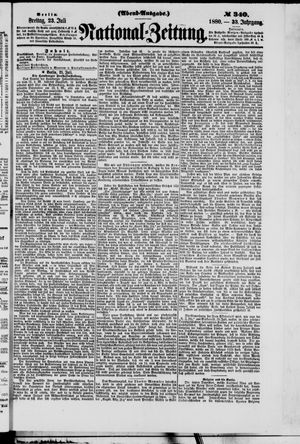National-Zeitung vom 23.07.1880