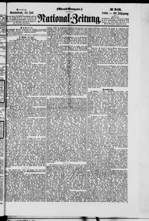 Nationalzeitung vom 24.07.1880