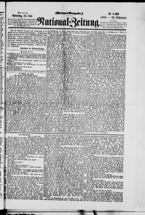National-Zeitung vom 25.07.1880