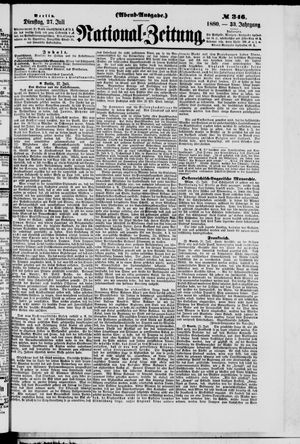 National-Zeitung on Jul 27, 1880