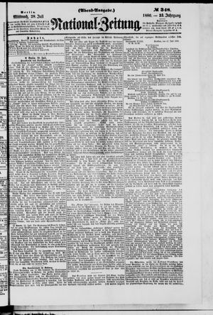 National-Zeitung vom 28.07.1880