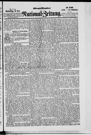National-Zeitung vom 29.07.1880