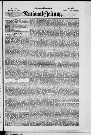 Nationalzeitung vom 30.07.1880