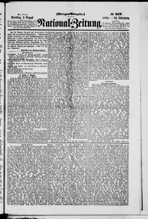 Nationalzeitung vom 03.08.1880