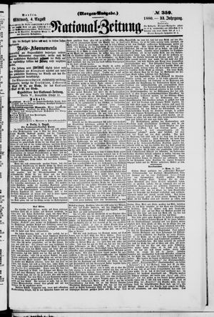 Nationalzeitung vom 04.08.1880