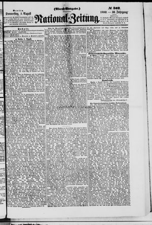 Nationalzeitung vom 05.08.1880