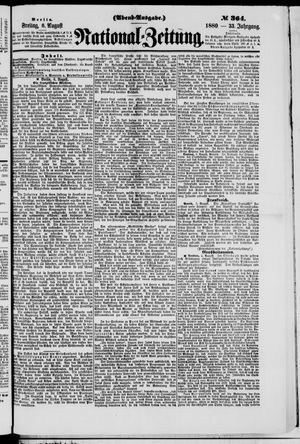 Nationalzeitung vom 06.08.1880
