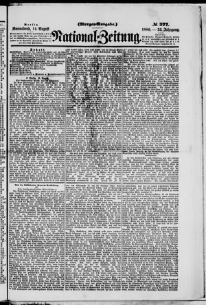 Nationalzeitung vom 14.08.1880