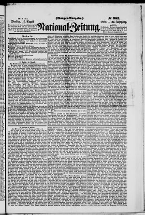 National-Zeitung vom 17.08.1880
