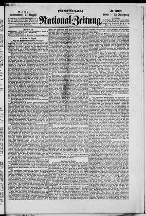 National-Zeitung vom 21.08.1880