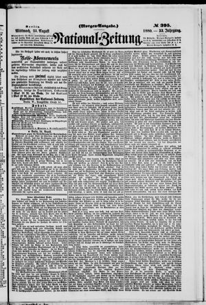 National-Zeitung vom 25.08.1880