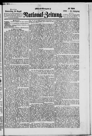 National-Zeitung vom 26.08.1880