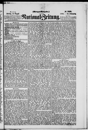 National-Zeitung vom 27.08.1880