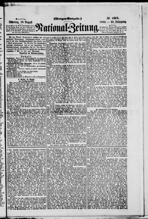 National-Zeitung vom 29.08.1880