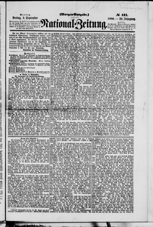National-Zeitung vom 03.09.1880