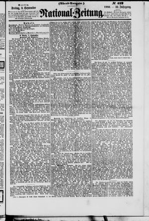 National-Zeitung vom 03.09.1880